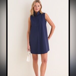 Tuckernuck Sleeveless Navy Charlie Mini Dress size xxs